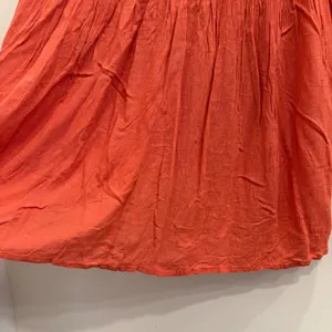 Anthropologie Nia Burnt Orange Ladder‎ Stitch Boho Button Down Tunic Top L NEW thumbnail 8