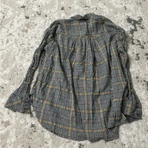 Free People Break My Stride Oversized Plaid Long Sleeve Button Up Shirt Size XS thumbnail 4