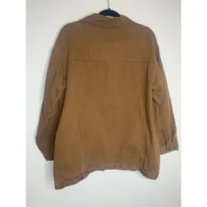 Brown Vintage Barn Coat Sz Large Hunters Run 100% Cotton thumbnail 8