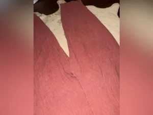 FREE PEOPLE Calla Pleated Trousers red $100 fall linen blend thumbnail 12