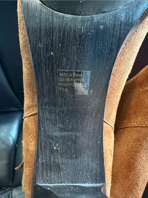 Michael Kors Cognac Suede Slouch buckle pull on knee high Boot heels thumbnail 6