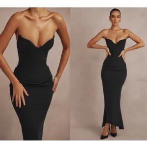 House Of CB 'Sabine' Black Strapless Corset Dress NWOT size XS thumbnail 11