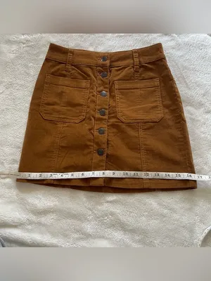 Mudd Y2K Corduroy Button Up Mini Skirt size 0 thumbnail 10