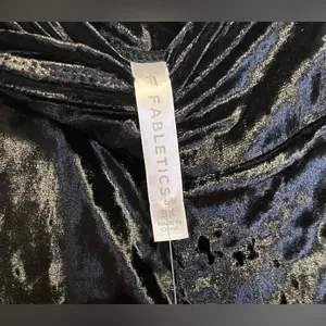 Fabletics Crushed Velour Crossover Leggings 3X (20-22) thumbnail 8