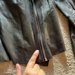 Calvin Klein shiny‎ black jacket small thumbnail 4