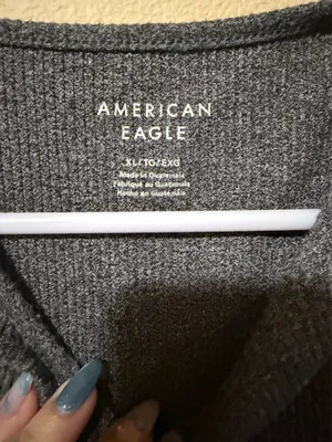 American Eagle Bodysuit Ribbed Soft & Sexy thumbnail 2