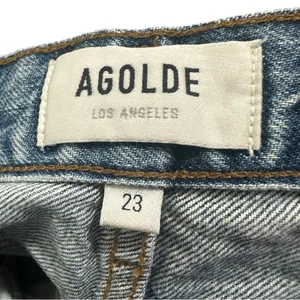 Agolde Jamie High Rise Classic Jeans Blithe Size 23 thumbnail 6