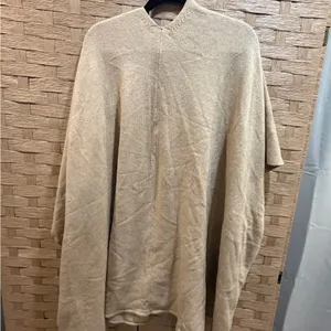 Aritzia Babaton Cashmere/ Wool Cape Cardigan Oversize XXS/XS/S Tan thumbnail 8