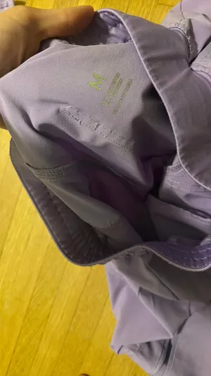 TikTok shop scrub set joggers Purple Size M thumbnail 2