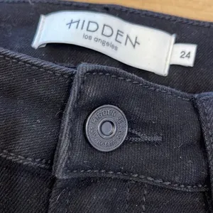 Hidden Los Angeles Womens‎ High Rise Slit Hem Ryan Bootcut Jeans Black Sz 24 NWT thumbnail 4