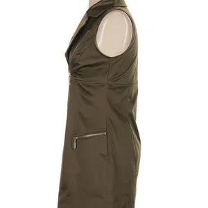 Bebe Olive Zip-Up Mini Vest Dress thumbnail 4
