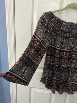 Living Doll Size Large Boho 3/4 Sleeve Top thumbnail 4
