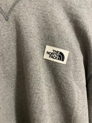 The North Face Gray Heritage Patch Crewneck thumbnail 4