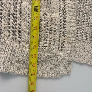 FREE PEOPLE‎ Gone Fishing Open Knit Cardigan Size XS Oversized EUC thumbnail 9