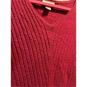 Loft V-Neck Pullover Sweater Woman’s Size Small thumbnail 3