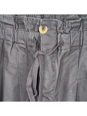 Zenana S Charcoal Paperbag Waist Pants NWT thumbnail 5
