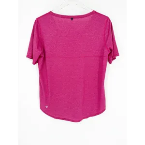 Lululemon Run Away Short Sleeve Tee Women's 8‎ Heathered Bumble Berry Activewear thumbnail 4