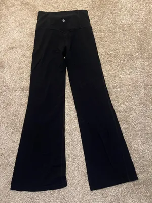 Athleta elation high rise flare pant small black thumbnail 7