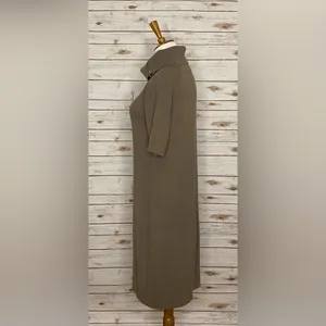 Calvin Klein zippered cowl/turtleneck sweater dress thumbnail 6