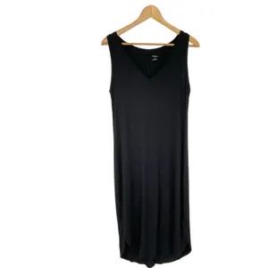 Daily Ritual Women's Jersey Regular-Fit Sleeveless v-Neck‎ Midi Dress Size L thumbnail 2
