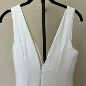 HOUSE OF CB OLYMPIA White Plunge MINI DRESS NWOT‎ Size M thumbnail 9