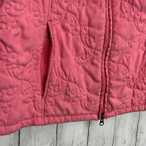 Ariat Women's XL Pink Softshell Vest Wind Water Resistant Equestrian Team Logo thumbnail 5