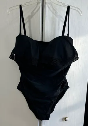 Kona Sol Black One-Piece Swimsuit thumbnail 1