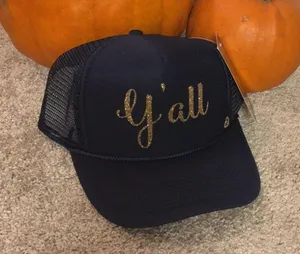 Yall glitter trucker hat NEW thumbnail 2