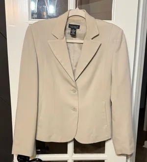 RAFAELLA Tan Blazer Jacket Size 6P thumbnail 1