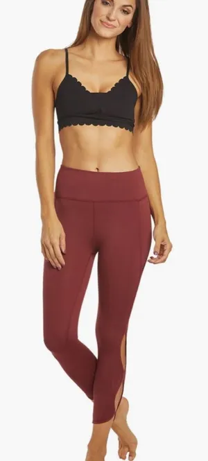 Free People FP Movement High Rise Infinity Cutout gym cropped‎ Legging large thumbnail 1