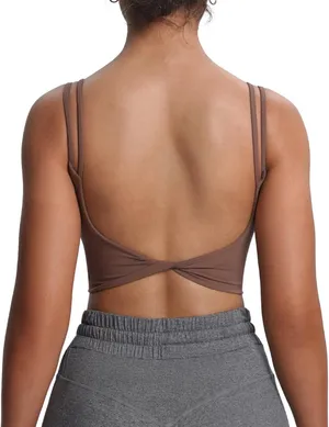 Cropped Cami Tank Brown Size M thumbnail 2
