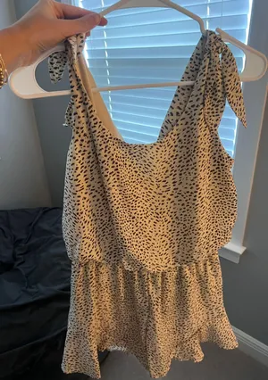 Boutique Romper Tan thumbnail 2