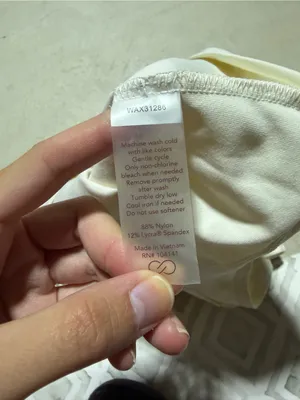 Calia White Tank Top athletic workout small thumbnail 5