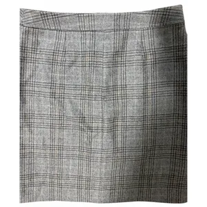 Brooks Brothers‎ 346 Gray Plaid Skirt Front Button Women's Size 6 thumbnail 4