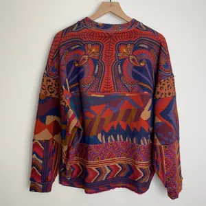 Farm Rio Women’s Mixed Prints Sweatshirt Pullover Womens XS Altered thumbnail 3
