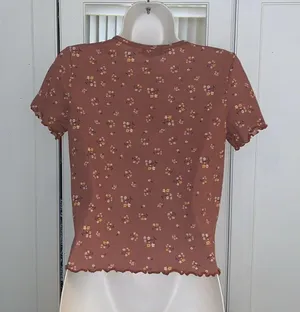 Floral Lettuce Edge Tee thumbnail 2
