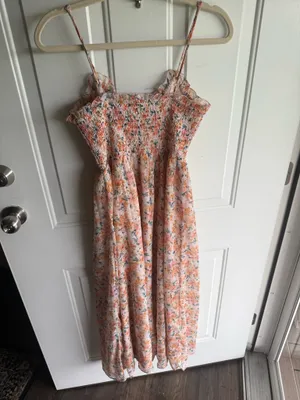 floral maxi dress Pink thumbnail 3
