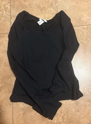 H&M Black Long-Sleeve Women's Tee thumbnail 1