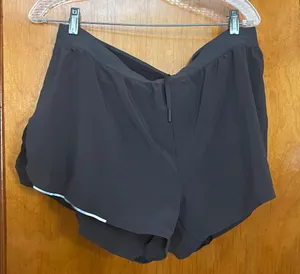 Lululemon Fast Free Shorts 3" Charcoal Grey Reflective XL thumbnail 1