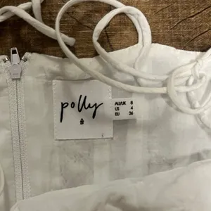 Princess Polly White Eyelet Lace Ruffle Hem Bustier Mini Dress US 4 thumbnail 3