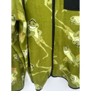 Disney Princess & The Frog Fleece Zip Cardigan Jacket Pocket Adult Size‎ XXL thumbnail 3