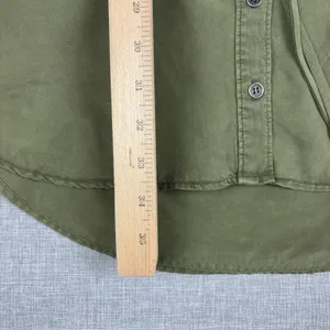 Paige Shirt Dress Womens Small Green Short Sleeve Button Front Tencel Belted thumbnail 3
