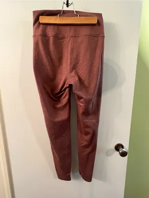 Old Navy Women’s Size Small Cloud Comfy Extra High‎ Rise Legging Warm Taupe 7/8 thumbnail 6