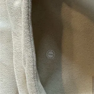 Lululemon Bone White Scuba Oversized Cropped Hoodie thumbnail 8