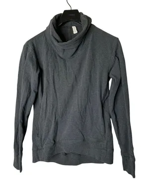 Lululemon Grey Cowl Neck Sweatshirt women's size 8 thumbnail 1