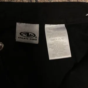 Athletic Works Black Lined Lightweight Snow Ski Sledding Running Pants Size:  Small 4/6 thumbnail 5