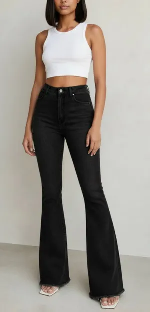 Altar’d State Like New Hippie Flare Jeans thumbnail 1