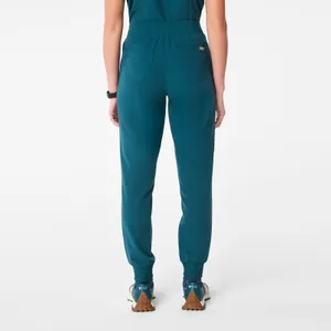FIGS Zamora High-Rise Jogger Scrub Pant Caribbean Blue size XS/P thumbnail 2