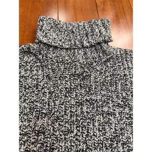 NWOT‎ Madewell Speckled Knit Turtleneck Crop Sweater Cozy Casual Women's Size S thumbnail 2