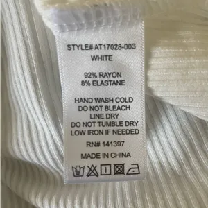 ASTR‎ Women Bodysuit M Ivory Ribbed Cutout Y2K Neutral Festival Clubwear Top thumbnail 7